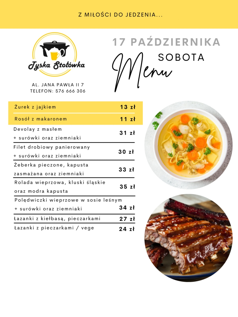 MENU AL. JANA PAWŁA II 7