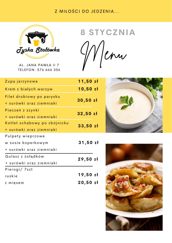 MENU LOKAL AL. JANA PAWŁA II 7