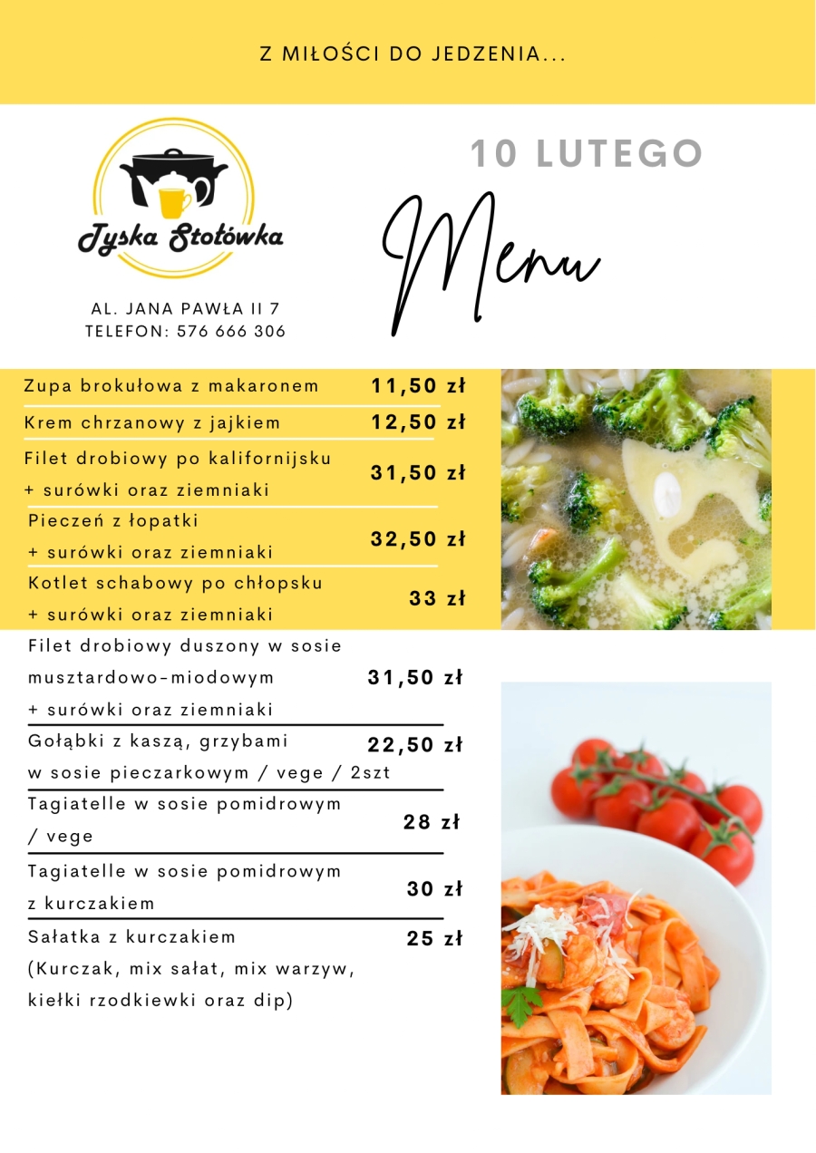 MENU LOKAL AL. JANA PAWŁA II 7