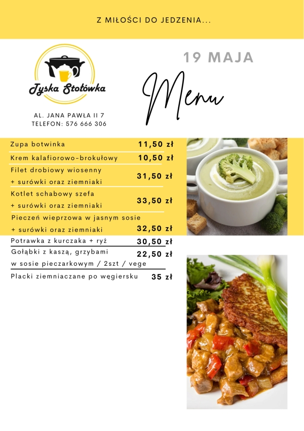 MENU AL. JANA PAWŁA II 7