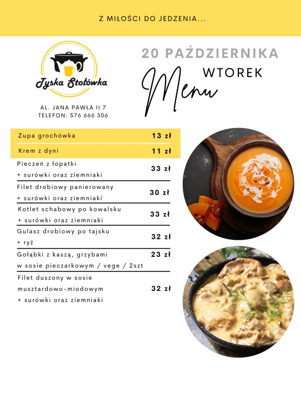 MENU AL. JANA PAWŁA II 7