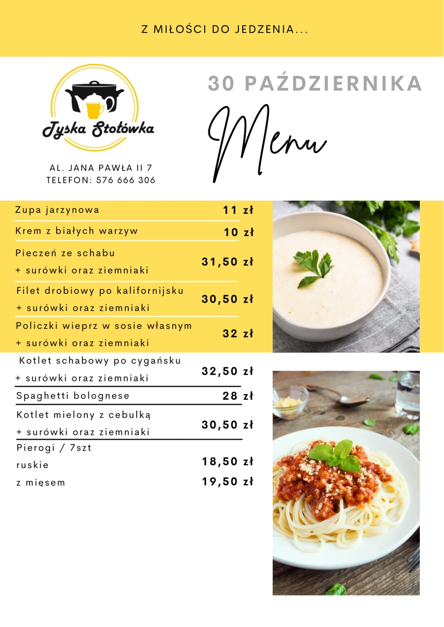MENU LOKAL AL. JANA PAWŁA II 7