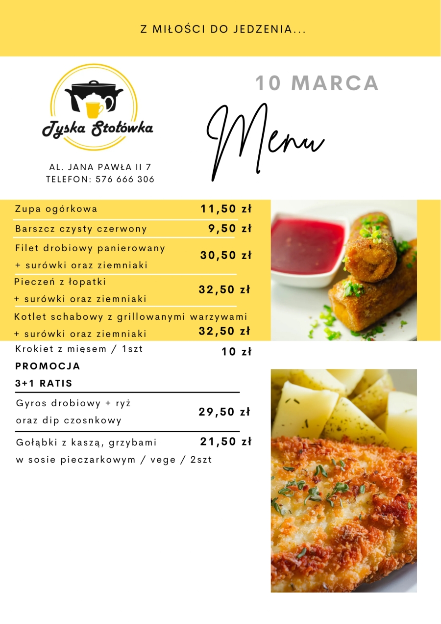 MENU LOKAL AL. JANA PAWŁA II