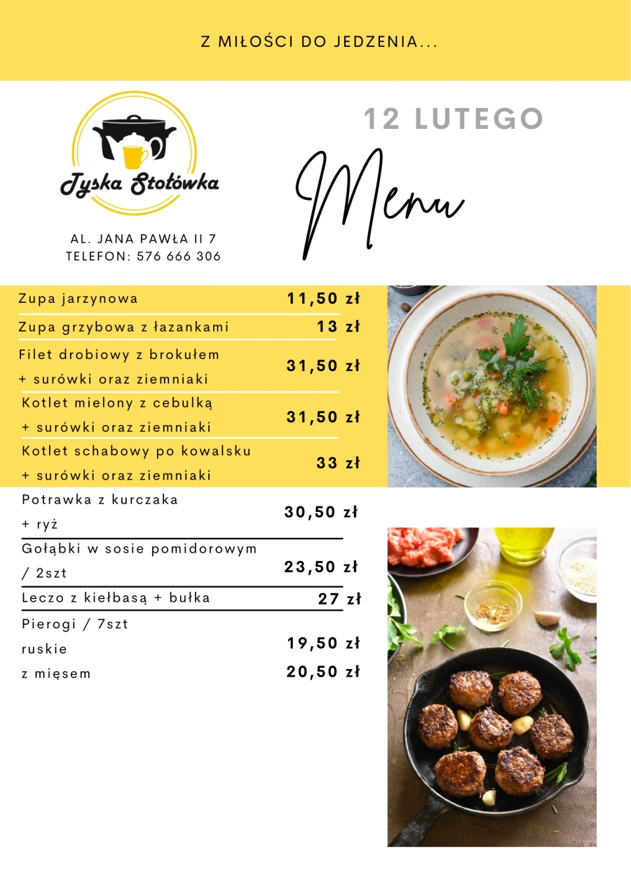 MENU LOKAL AL. JANA PAWŁA II 7