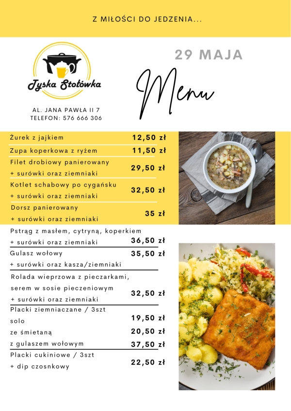 MENU AL. JANA PAWŁA II 7
