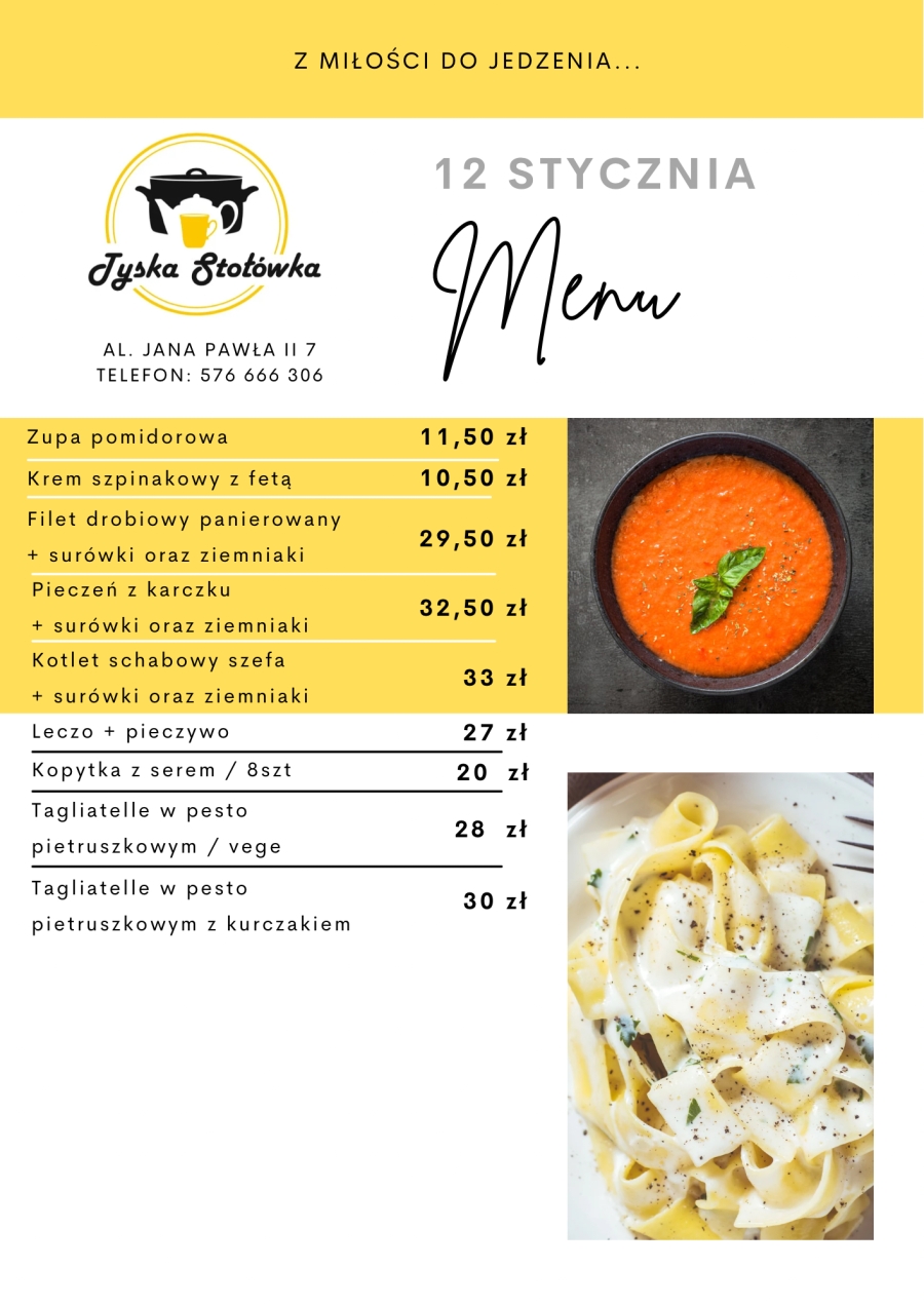 MENU LOKAL AL. JANA PAWŁA II 7