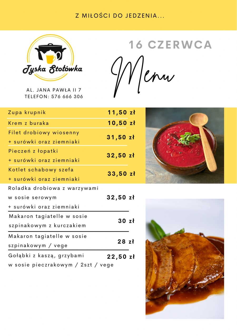MENU AL. JANA PAWŁA II 7