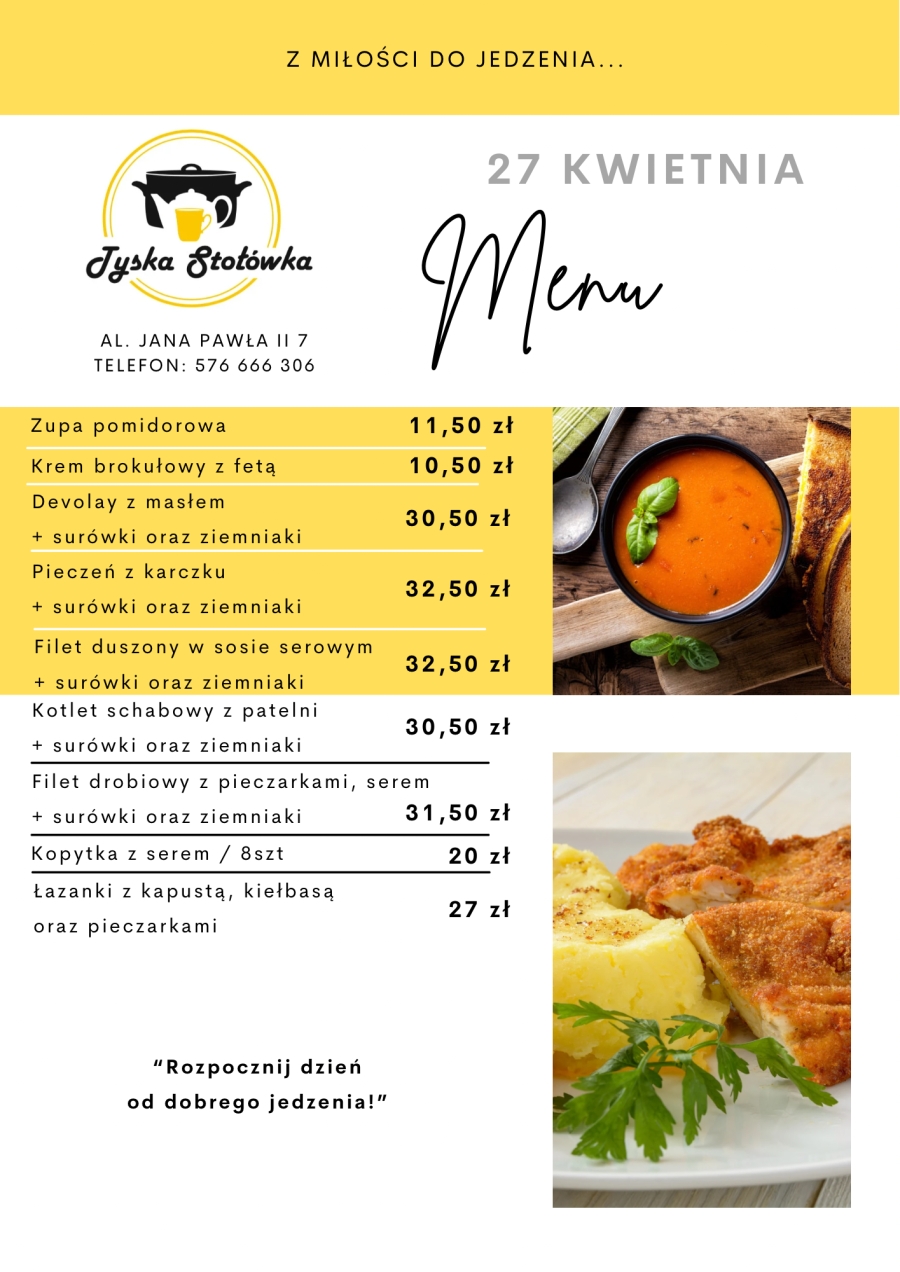 MENU AL. JANA PAWŁA II 7