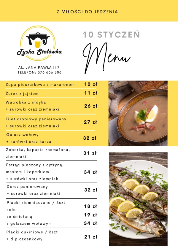 MENU LOKAL 1 AL. JANA PAWŁA II 7