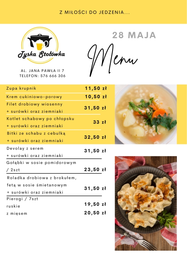 MENU AL. JANA PAWŁA II 7