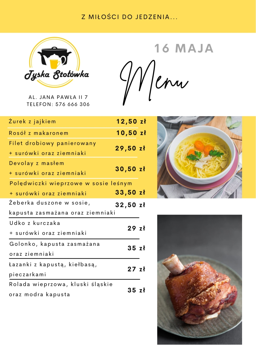 MENU AL. JANA PAWŁA II 7