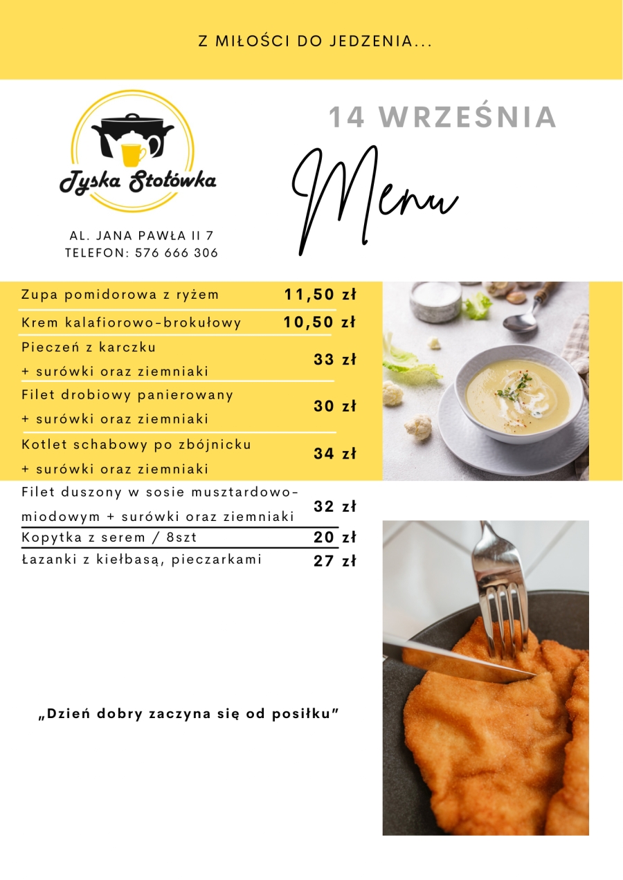 MENU AL. JANA PAWŁA II 7