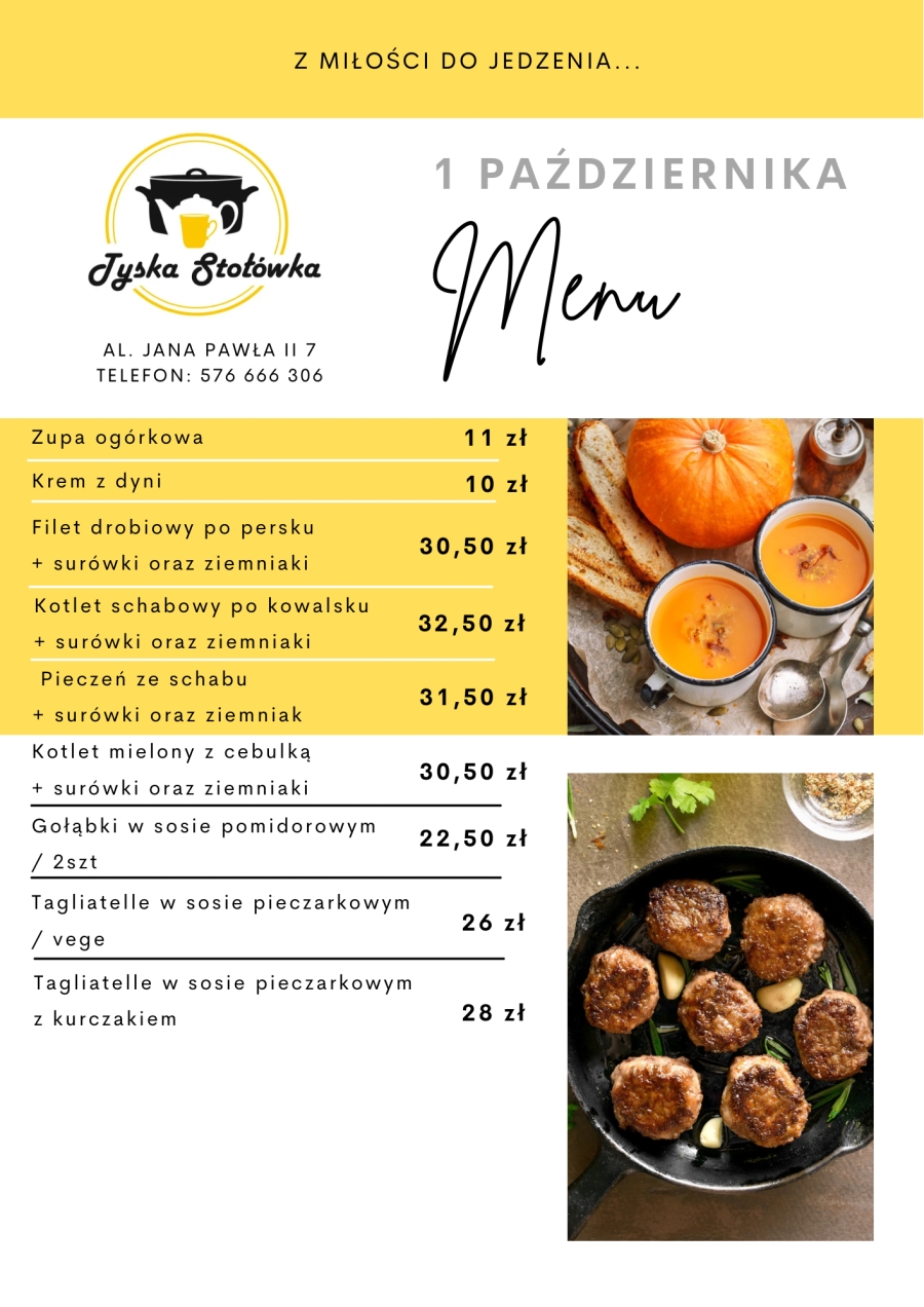 MENU LOKAL AL. JANA PAWŁA II 7