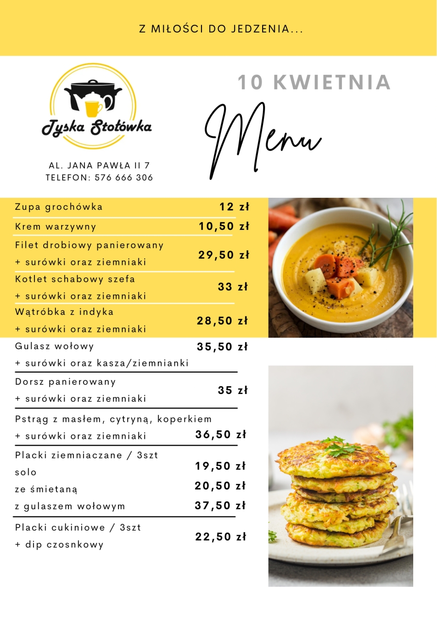 MENU AL. JANA PAWŁA II 7