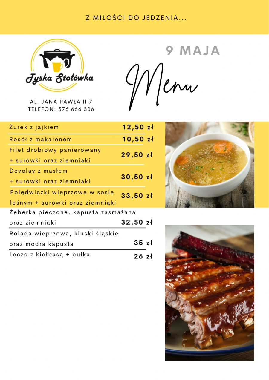MENU AL. JANA PAWŁA II 7