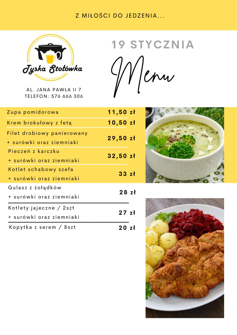 MENU LOKAL AL. JANA PAWŁA II 7