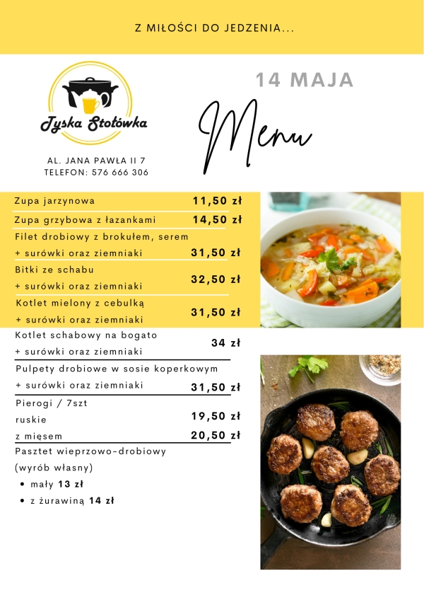 MENU AL. JANA PAWŁA II 7