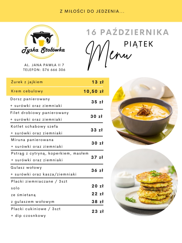 MENU AL. JANA PAWŁA II 7