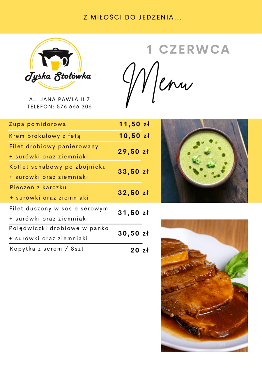 MENU AL. JANA PAWŁA II 7