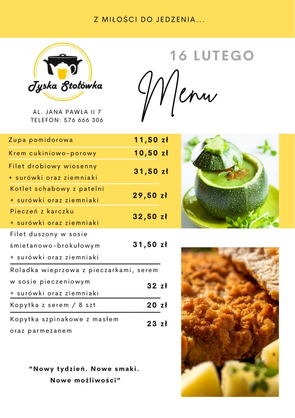 MENU LOKAL AL. JANA PAWŁA II 7