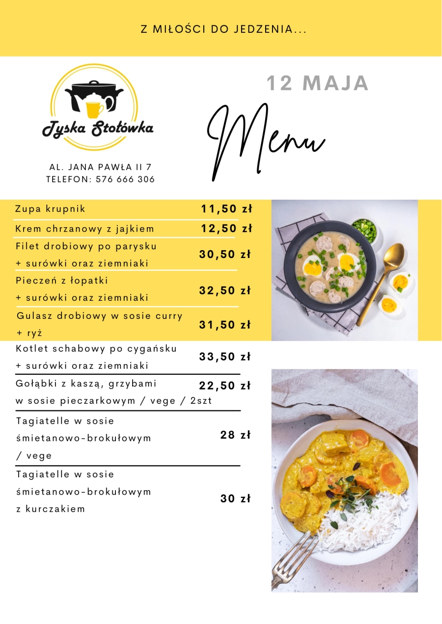 MENU AL. JANA PAWŁA II 7