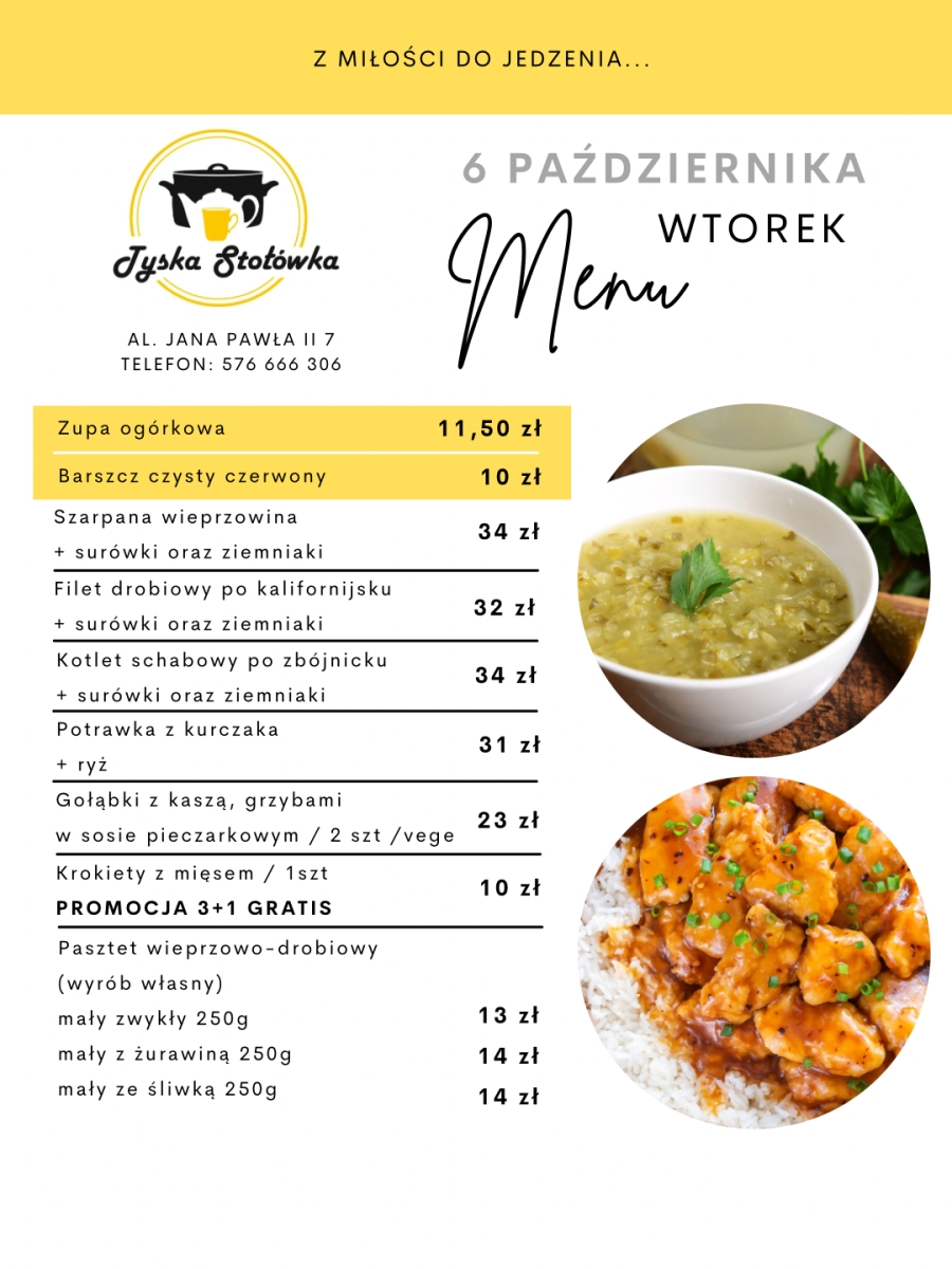 MENU AL. JANA PAWŁA II 7