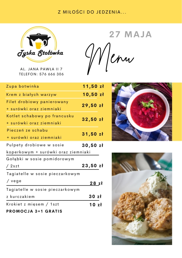 MENU AL. JANA PAWŁA II 7