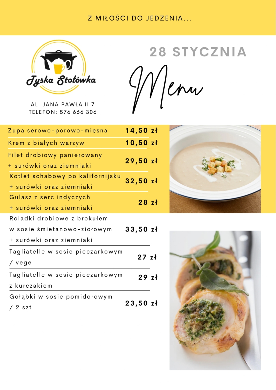 MENU LOKAL AL. JANA PAWŁA II 7